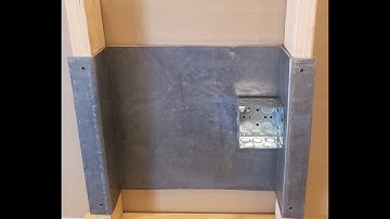 Lead Glass Pro Electrical Box Lead Backing Installation