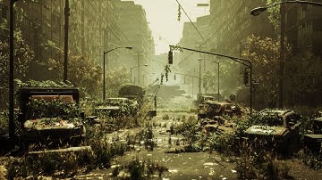 New version of my apocalypse environment render with Unreal Engine 4.25