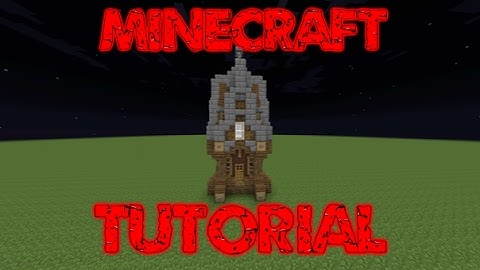 Minecraft Tutorial - Small rustic house