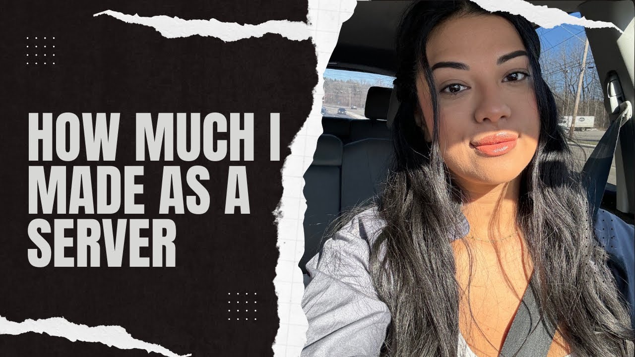 HOW MUCH DO I MAKE AS A SERVER 👀🤑 WEEK IN MY LIFE VIDEO WAITRESS