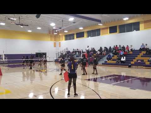 October 17, 2022 College Park Academy Varsity Volleyball vs CMIT North first and second sets