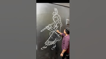Beautiful Krishna Drawing #shorts #trending #krishna #foryou