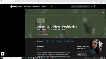 Unity create with code starting unit 2 and fixing asset warnings
