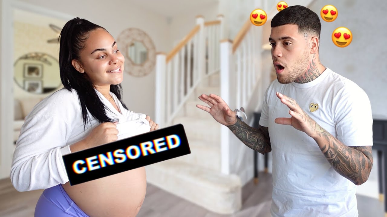 Showing Him My PREGNANCY MELONS To See How He Reacts... *FIRST TIME