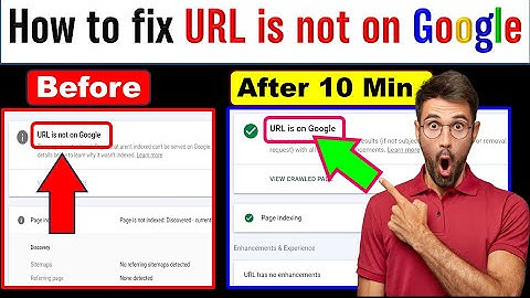 How to fix URL is not on Google indexing error in 10 Minutes || url is not available to Google