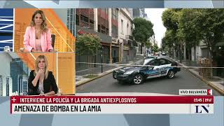 Amenaza De Bomba En La Amia; Intervine La Policía Y La Brigada Antiexplosivos