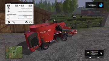 Farming Simulator 15 Tutorial #12 (Alimentar a las vacas)