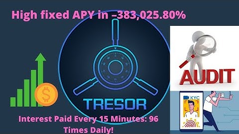 Tresor Finance|new titano fork|auto staking crypto|high apy fixed staking