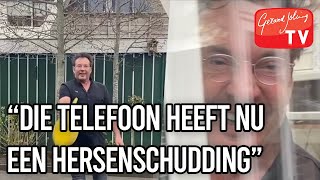 DIE TELEFOON HEEFT NU EEN HERSENSCHUDDING