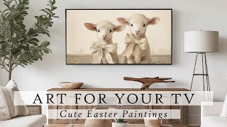 Cute Easter Paintings Art For Your TV | Easter Art Slideshow For Your TV | TV Art | 4K | 3Hrs by Art For Your TV By: 88 Prints 1,493 views 1 month ago 3 hours