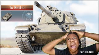 [STOCK] M60 PAINFUL GRIND Experience 💀💀💀 The WORST STOCK tank in game (I'm not jok)