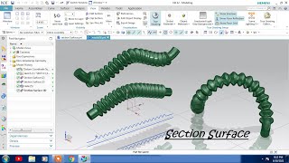 #NX CAD #SURFACE #SECTION SURFACE