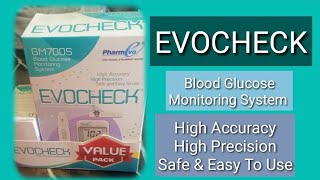 Evocheck Sugar Monitor Meter | Latest Glucose Machine 2025
