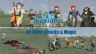 Suikoden V - All Unite Attacks & Magic