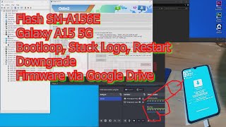 Tutorial Flash Samsung A15 5G Sm-A156E Odin Work