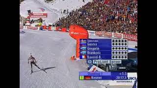 биатлон чемпионат мира 2007 (Антхольц-антерсельва) гонка преследования женщины
