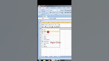 #excel #Insert a new row & column📝📝💥😱💫 #MS excel #viral #shorts #youtubeshorts