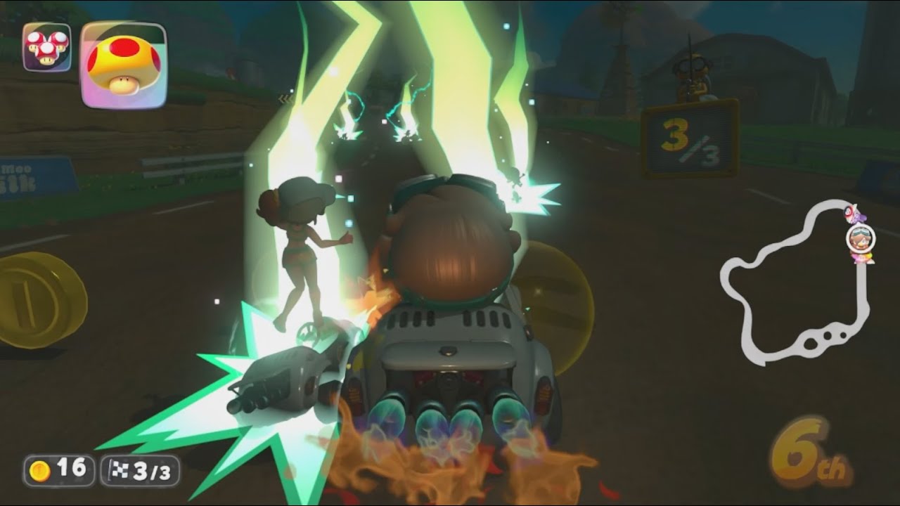 【マリオカートワールド】やっぱサンダー回避は気持ちいい【MKWorld】