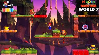 Mario VS Donkey Kong - World 7 - Mystic Forest (100% Walkthrough)