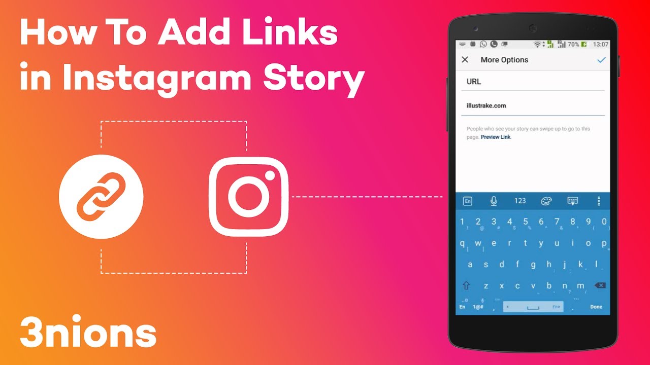 how to put a link on instagram story post