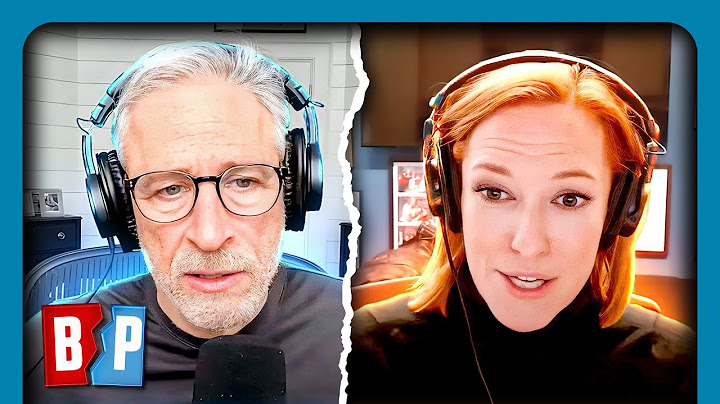 Jon Stewart STUNS Jen Psaki: 'DEMS NOT DEMOCRATIC'