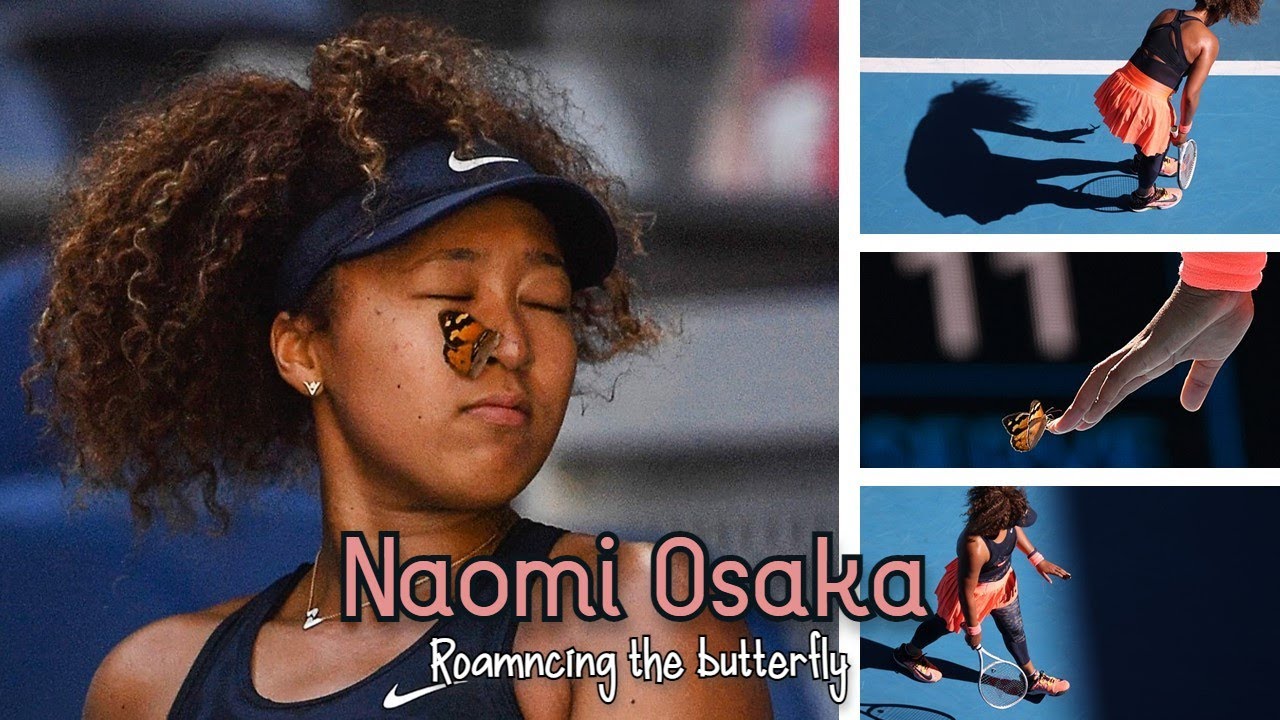 Naomi Osaka pauses during Australian Open match to save butterfly