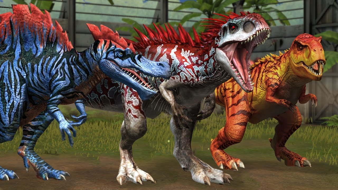 Top 10 Dinosaurs In Jurassic World The Game 