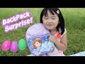 Opening Princess Sofia the First Surprise Backpack