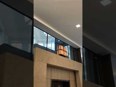 EPIC MOTOR! Nice Schindler RT 300A glass elevator at Willow bend mall