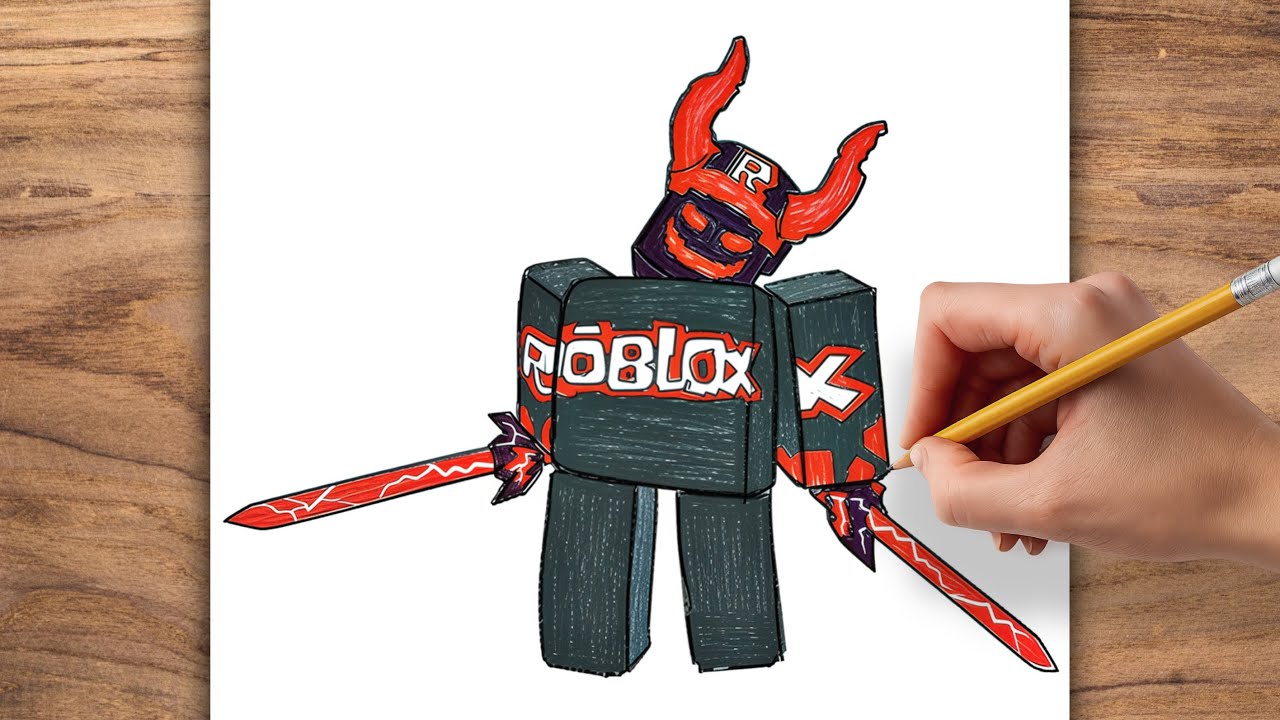 How To Draw Guest 666 from Steal a Brainrot - Roblox