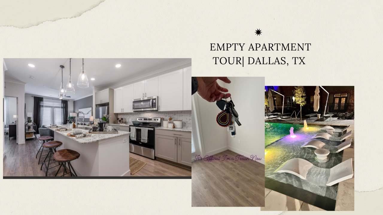 Luxury Empty Apartment Tour| Dallas, TX