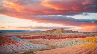 Utah&#39;s Stunning RAINBOW Hills: A 4K Aerial Tour of Mars-Like Beauty