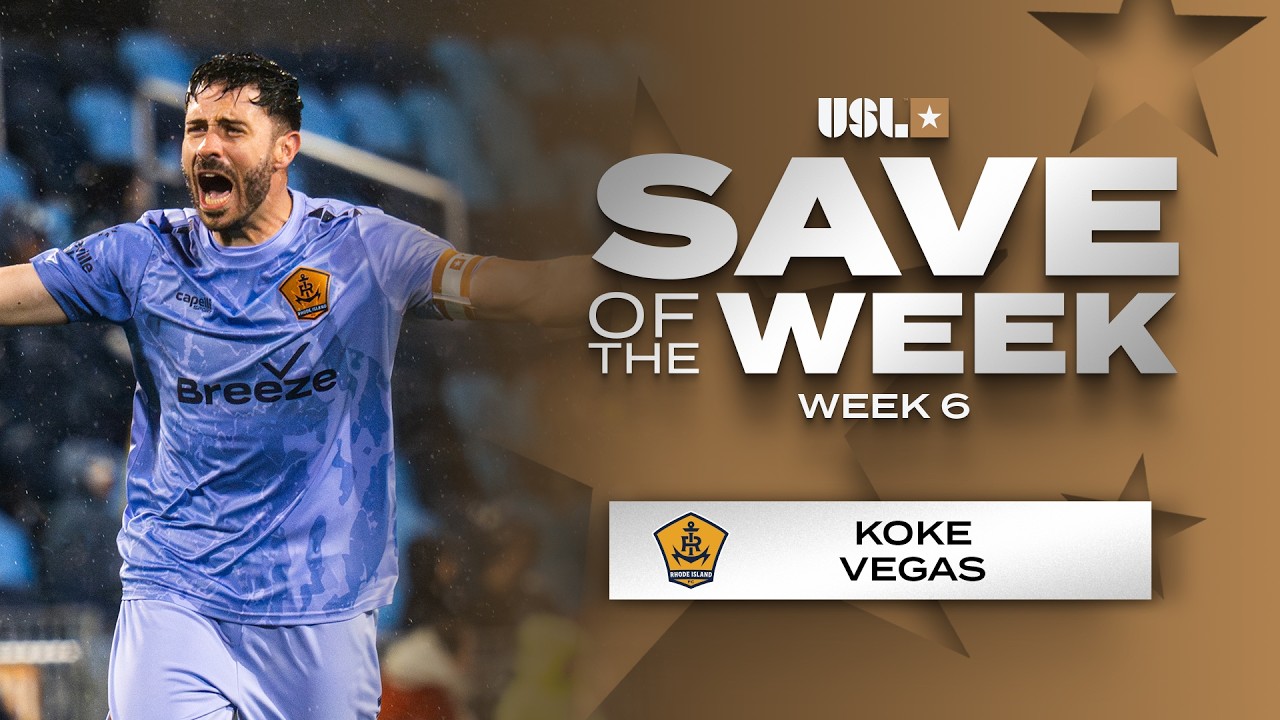 Koke Vegas | USL Championship Save of the Week Winner: Week 6 - YouTube