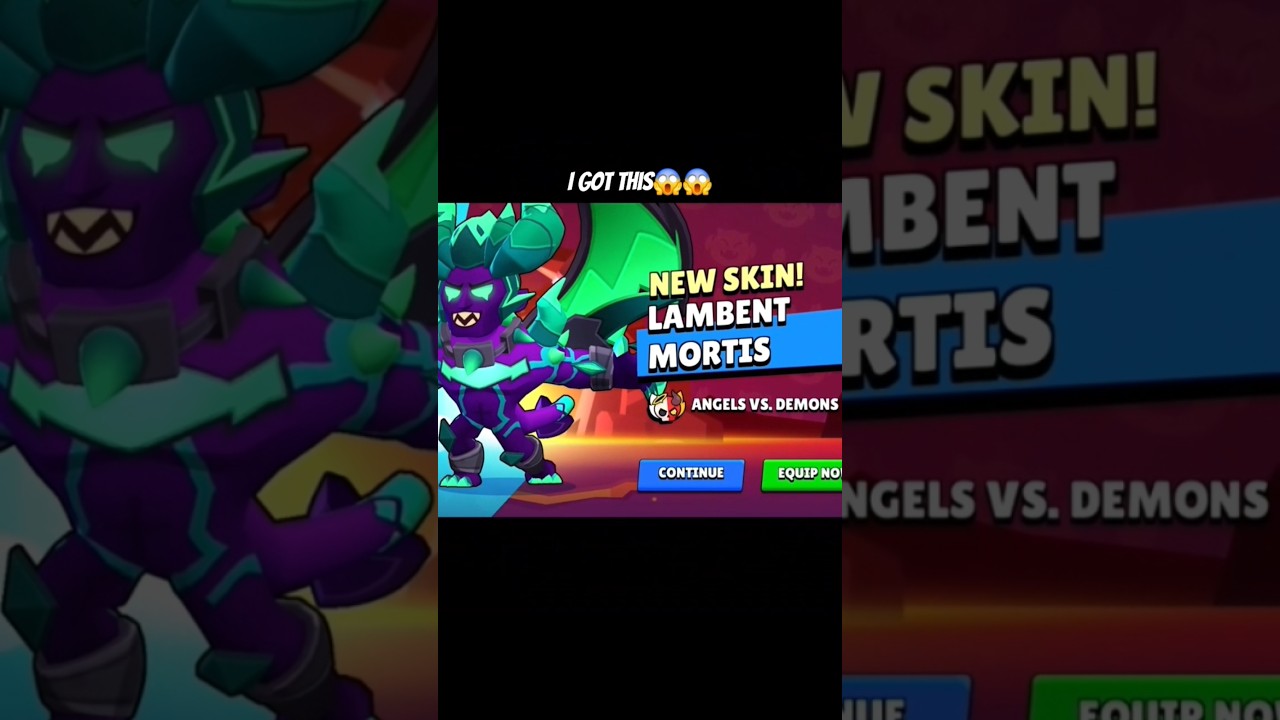 I got my favorite mortis skin (Lambent mortis) in 