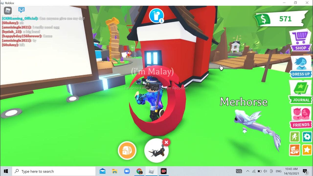 MAKE NEON MERHORSE (ADOPT ME) - YouTube