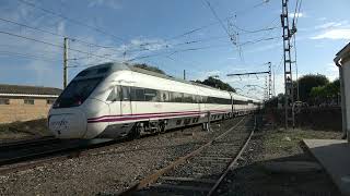 Alvia Huelva-Madrid por la Palma del Condado. 29 de octubre de 2022.