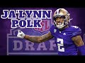 Jalynn polk is here to be your qbs best friend  patriots 2024 nfl draft film room
