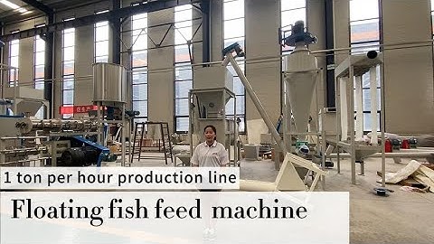 1 ton per hour floating fish feed production line#fishfeed #fishfeedmachine #catfish #tilapia