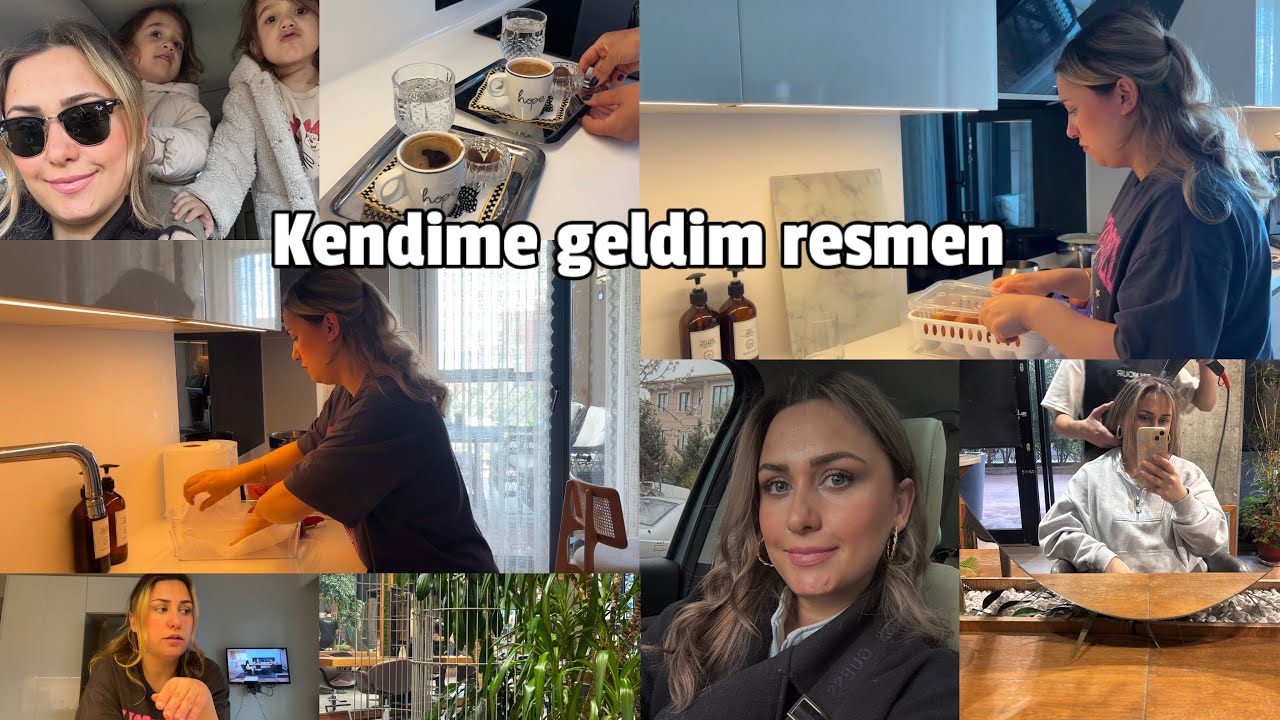 BUGÜN SON GÜNLERİ😔SAÇLARIMA YENİLİK GELDİ|İLK KEZ DENEDİM YEMEĞİNİ BEĞENMEDİM|PAZAR ALIŞVERİŞİ|DÜZEN