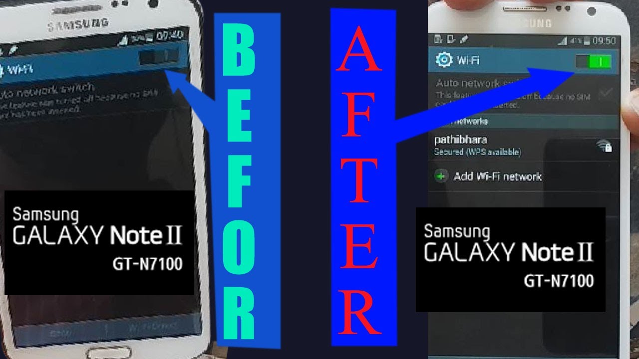 Samsung Galaxy Note Ll Gt N7100 Wifi Not Working Solution 100 Working Youtube
