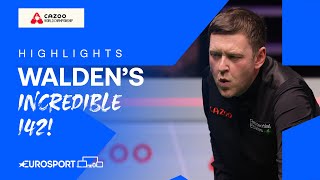 Ricky Walden's TOTAL CLEARANCE OF 142! 🤯 | 2024 World Snooker Championship Highlights