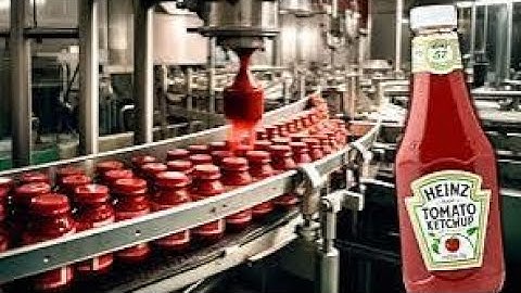 How Heinz Tomato Ketchup is Made in a Factory - Behind the Scenes Production Process