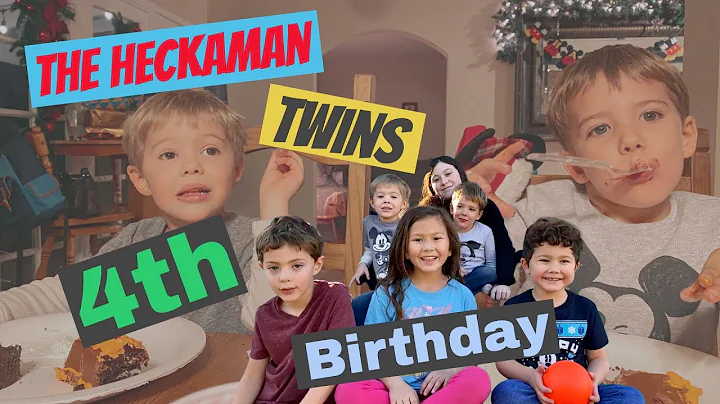 The Heckaman Twins 4th Birthday VLOG#4