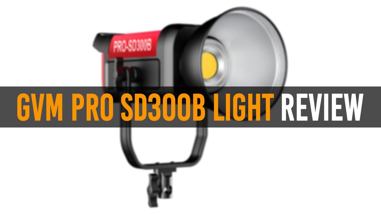 GVM Pro SD300B BiColor LED Monolight (300W) Review Best Budget COB
