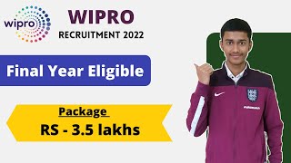Wipro Recruitment 2022 | Fresher jobs | IT jobs for freshers | freshers hiring 2022