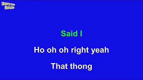 Sisqo - Thong Song (Karaoke Version)