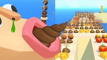 Sandwich Runner POOP FAILED MOMENTS 💩 Poop Challenge 😂 MEGA UPDATE iOS & Android Gameplay