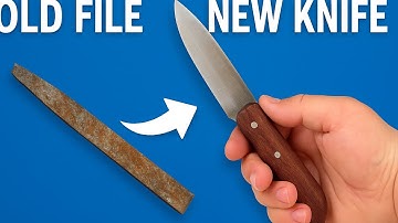 Turning an Old File into a Razor-Sharp Prefect Knife! 🔥”