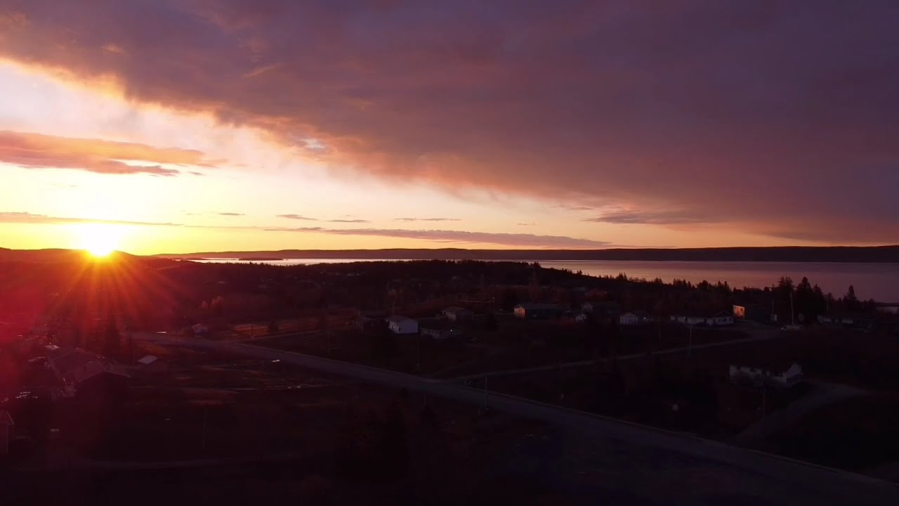 Eskasoni - early morning sunrise ( Drone footage)