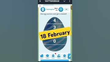 Yaytsogram 18 February Cipher Code | Today Yaytsogram Cipher Code #yaytsogram #airdrop #chiphercode